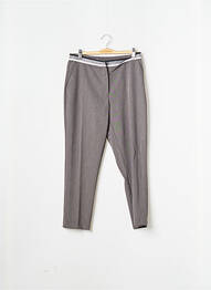 Pantalon 7/8 închidere cu fermoar sub clapetă cu cârlig mărime normală gri JULIE GUERLANDE femme