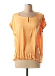 Tricou guler rotund mâneci scurte portocaliu MEXX femme