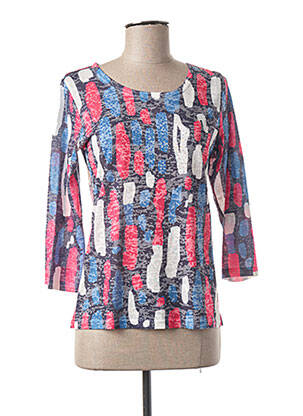 Tricou mâneci 3/4 mâneci 3/4 albastru DIANE LAURY femeie