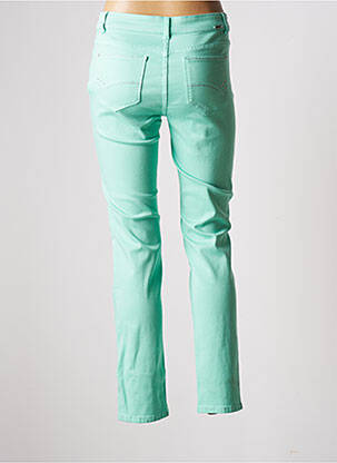 Pantalon slim elasticitate mărime normală verde DIANE LAURY femeie