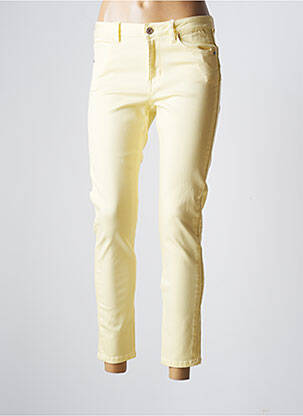 Pantalon 7/8 elasticitate mărime normală galben C'EST BEAU LA VIE femeie