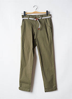 Pantalon chino verde C'EST BEAU LA VIE femeie