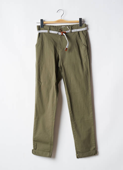 Pantalon chino verde C'EST BEAU LA VIE femeie