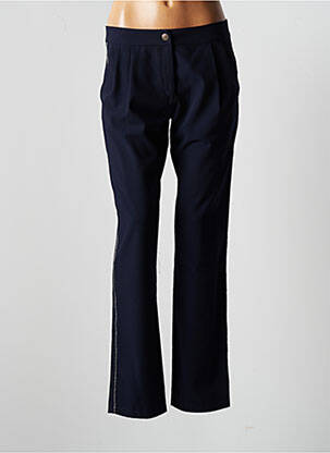 Pantalon drept albastru JULIE GUERLANDE femeie