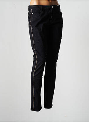 Pantalon slim talie joasă talie joasă negru C'EST BEAU LA VIE femeie