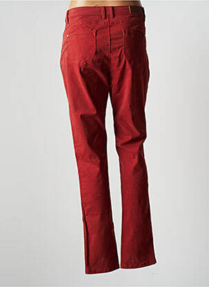 Pantalon slim talie joasă talie joasă roșu C'EST BEAU LA VIE femeie