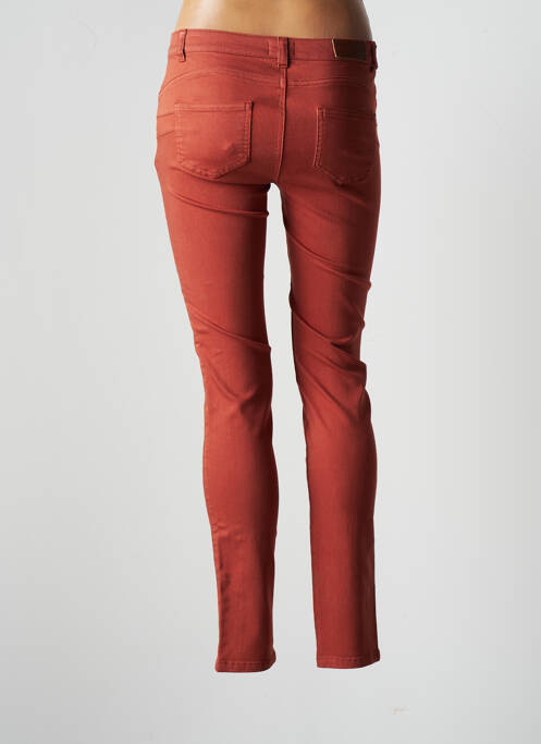 Pantalon slim talie joasă talie joasă portocaliu C'EST BEAU LA VIE femme
