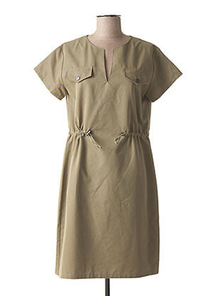 Rochie scurtă mâneci scurte mâneci scurte verde JULIE GUERLANDE femeie