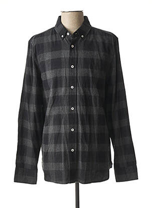 Cămașă cu mâneci lungi negru MUSTANG bărbat