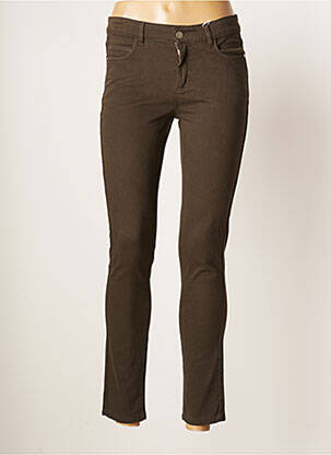 Pantalon slim verde MEXX femeie