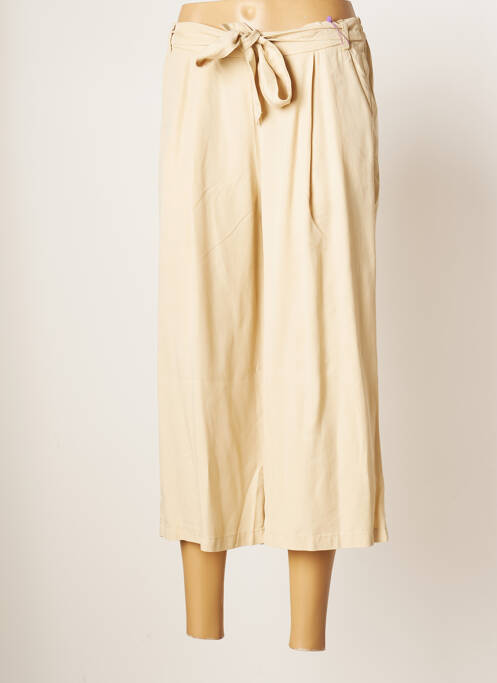 Pantalon trei sferturi bej JULIE GUERLANDE femeie