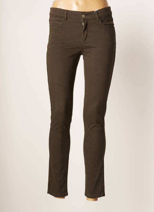 Pantalon slim verde MEXX femeie