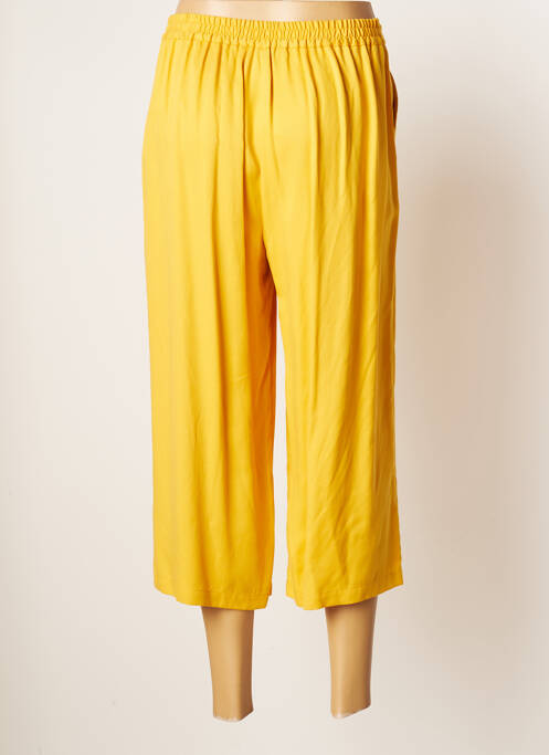 Pantalon trei sferturi galben JULIE GUERLANDE femeie