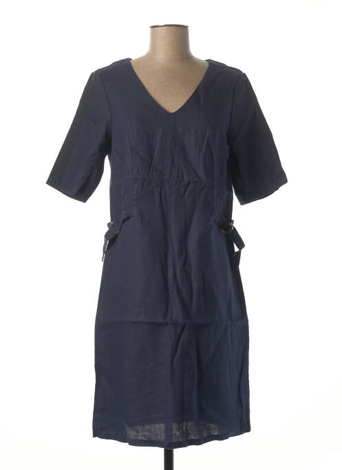 Rochie midi albastru JULIE GUERLANDE femeie