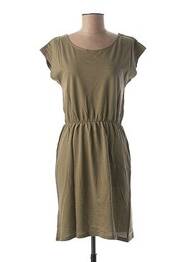Rochie midi mâneci scurte mâneci scurte verde KATMAI femme