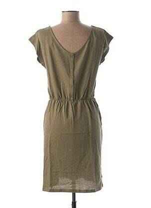 Rochie midi mâneci scurte mâneci scurte verde KATMAI femeie