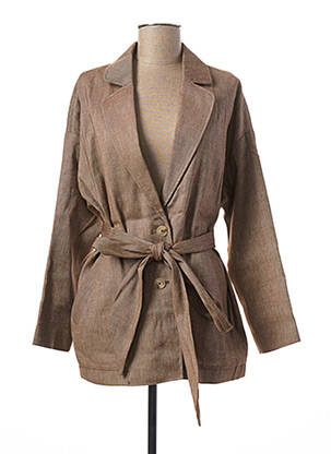 Sacou buzunare maro SAINT HILAIRE femeie