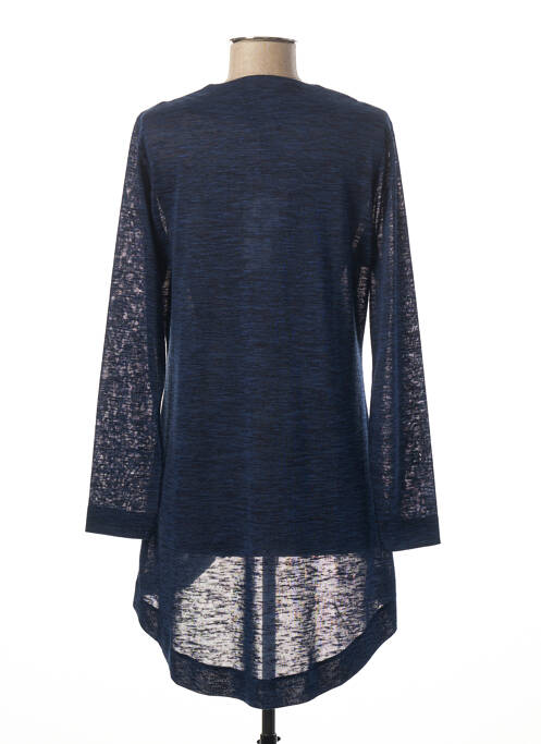 Vestă cu mâneci lungi albastru MARBLE femeie