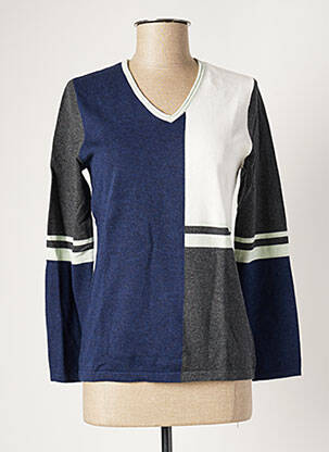 Pulover albastru MARBLE femeie