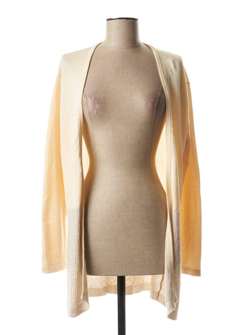 Vestă cu mâneci lungi bej BRUNO SAINT HILAIRE femeie