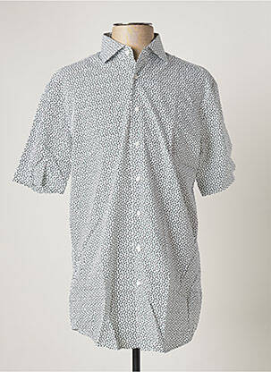 Cămașă cu mâneci scurte alb SEIDEN STICKER bărbat