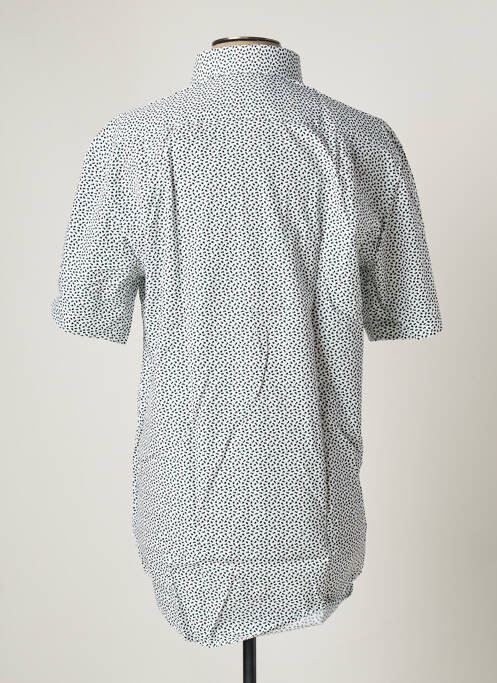 Cămașă cu mâneci scurte alb SEIDEN STICKER bărbat