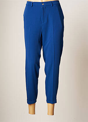 Pantalon trei sferturi talie joasă talie joasă albastru LCDN femeie