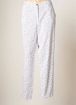 Pantalon drept talie elastică mărime normală alb LCDN femeie