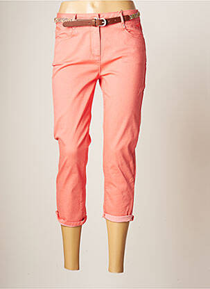 Pantalon trei sferturi roz DIANE LAURY femeie