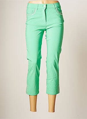 Pantalon trei sferturi verde DIANE LAURY femeie