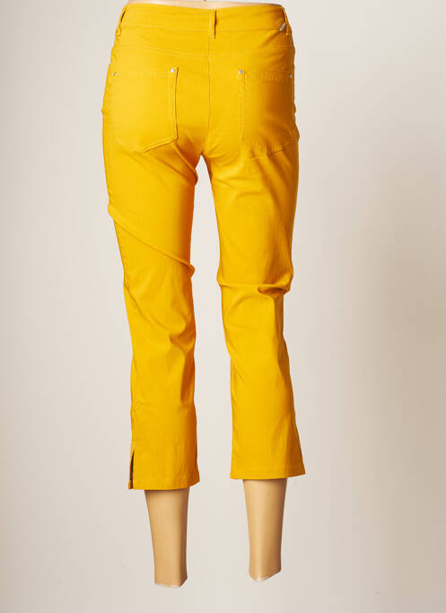 Pantalon trei sferturi galben DIANE LAURY femeie