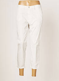 Pantalon 7/8 elasticitate talie joasă alb LCDN femeie