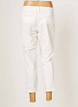 Pantalon 7/8 elasticitate talie joasă alb LCDN femeie