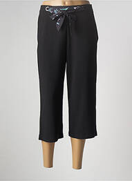 Pantalon trei sferturi elasticitate negru LCDN femme