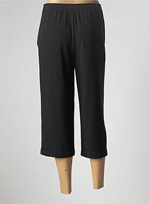 Pantalon trei sferturi elasticitate negru LCDN femeie