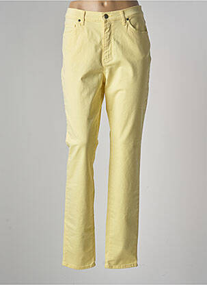 Pantalon slim galben LCDN femeie