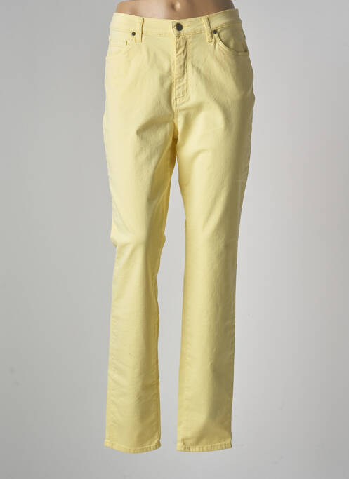 Pantalon slim galben LCDN femeie