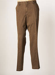 Pantalon chino elasticitate mărime normală maro M.E.N.S homme