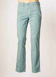 Pantalon slim elasticitate talie joasă verde LCDN homme