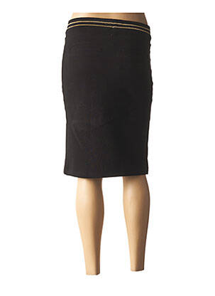 Fustă midi talie elastică negru BLACK WELLIS femeie