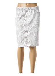 Fustă midi elasticitate alb CONCEPT K femme
