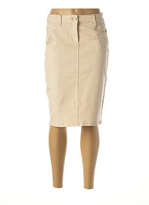 Fustă midi bej DIANE LAURY femeie