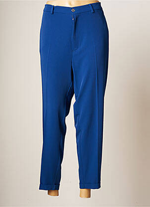 Pantalon trei sferturi talie joasă talie joasă albastru LCDN femeie