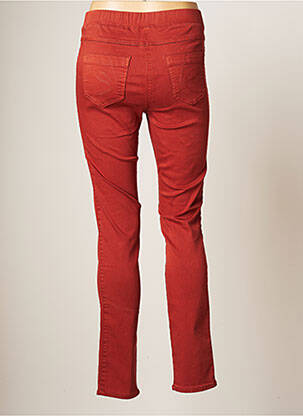 Pantalon slim talie elastică mărime normală maro CONCEPT K femeie