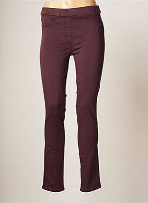 Pantalon slim talie elastică mărime normală violet CONCEPT K femeie