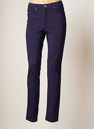 Pantalon slim elasticitate mărime normală albastru LCDN femeie