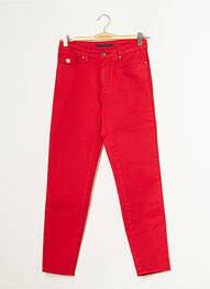 Pantalon 7/8 elasticitate mărime normală roșu LCDN femme