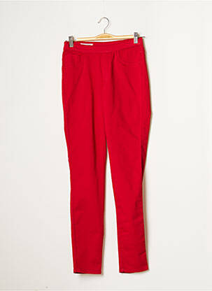 Pantalon slim roșu LCDN femeie