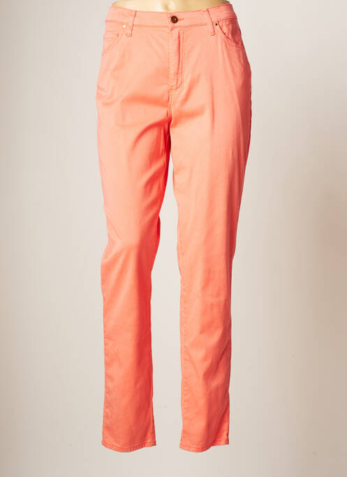 Blugi cu croială slim roz LCDN femeie