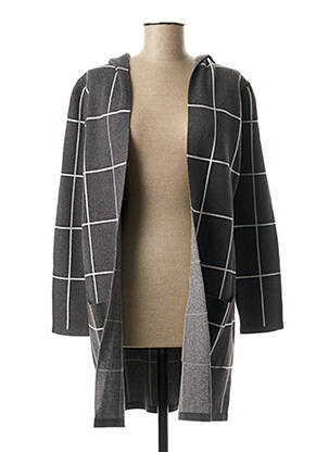 Vestă cu mâneci lungi gri MARBLE femeie